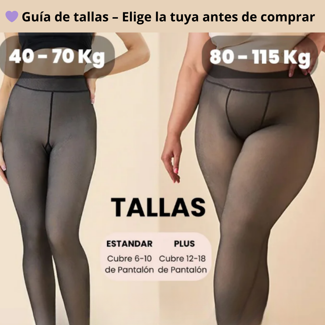 2×1: Panty Térmica Translúcida – Calor de Legging  por solo  (pago al recibir sin riesgos ]